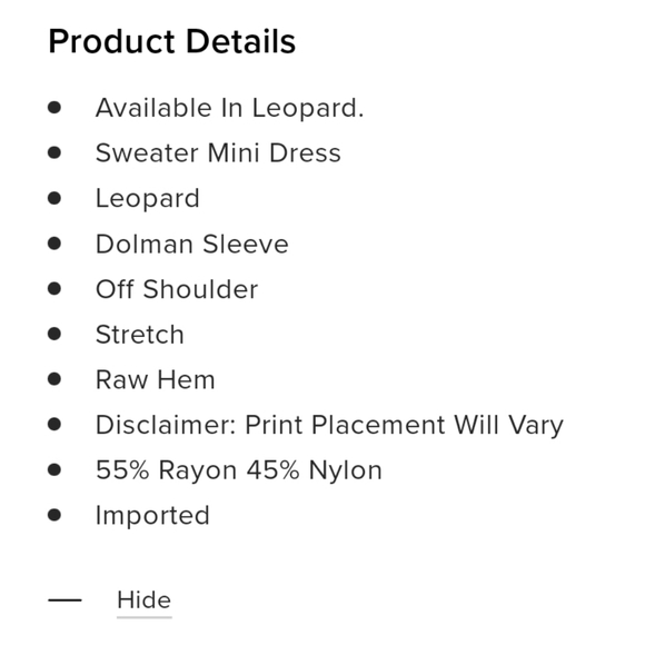 Spot Me If You Can Sweater Mini Dress - Leopard - Picture 4 of 4